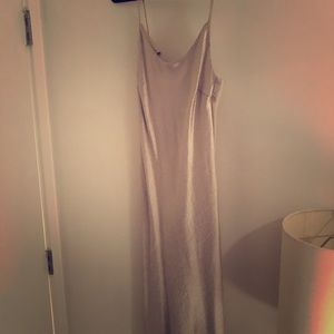 Zara silk shimmery cami dress